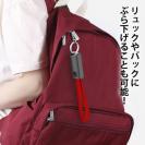 ストラップ型ケーブル Lightning to USB レッド
