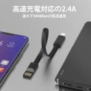 ストラップ型ケーブル Lightning to USB レッド