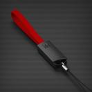 ストラップ型ケーブル Type-C to USB ブラック