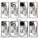 【Compos-Case】クロダイ　墨絵風(白)