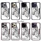 【Compos-Case】クロダイ　墨絵風(白)