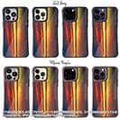 【Compos-Case】湖面と夕焼け