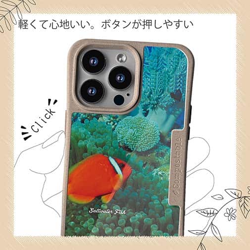 【Compos-Case】熱帯魚　No.3　ハマクマノミ