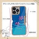 【Compos-Case】海の風景　海面に花