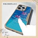 【Compos-Case】海の風景　海面に花