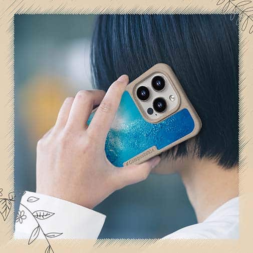 【Compos-Case】海の風景　バブル