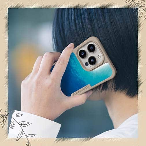 【Compos-Case】海の風景　2つの青