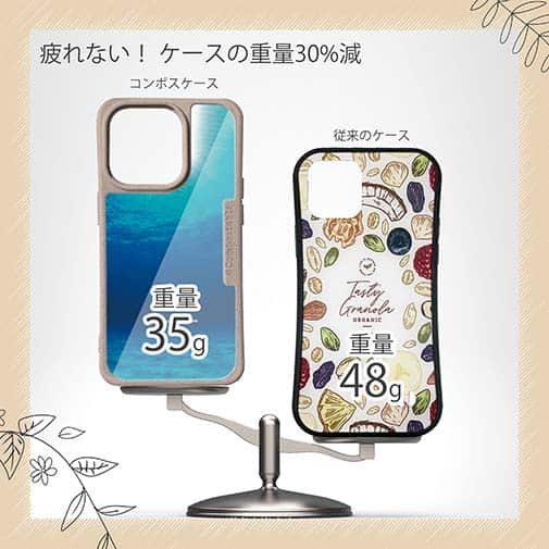 【Compos-Case】海の風景　2つの青