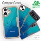 【Compos-Case】海の風景　マンタ(オニイトマキエイ)