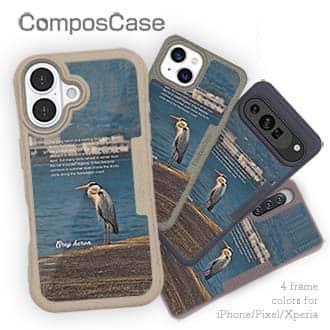 【Compos-Case】アオサギ
