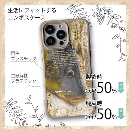 【Compos-Case】コイ(カープ)