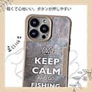 【Compos-Case】KEEP CALM AND OF FISHING　錆鉄