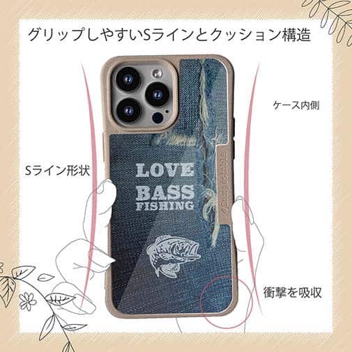 【Compos-Case】Love Bass Fishing