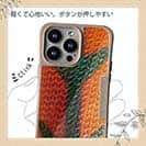 【Compos-Case】エギ柄　タイガーオレンジ