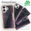 【Compos-Case】エギ柄　パープルラメ
