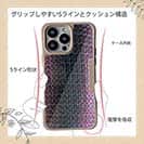 【Compos-Case】エギ柄　パープルラメ