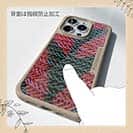 【Compos-Case】エギ柄　タイガーピンク