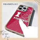 【Compos-Case】I love Fishing Red