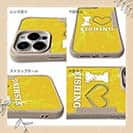 【Compos-Case】I love Fishing Yellow