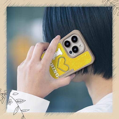 【Compos-Case】I love Fishing Yellow