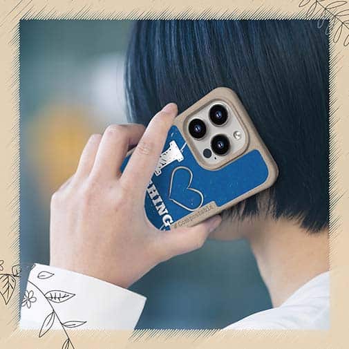 【Compos-Case】I love Fishing Blue