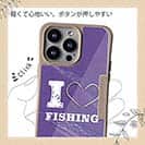 【Compos-Case】I love Fishing Purple