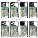 【Compos-Case】ブラックバスのバイト　ペイント風　グリーン