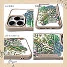 【Compos-Case】ブラックバスのバイト　ペイント風　グリーン