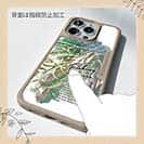 【Compos-Case】ブラックバスのバイト　ペイント風　グリーン