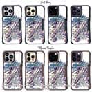 【Compos-Case】ブラックバスのバイト　ペイント風　ブルー