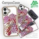 【Compos-Case】ブラックバスのバイト　ペイント風　レッド