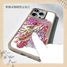 【Compos-Case】ブラックバスのバイト　ペイント風　レッド