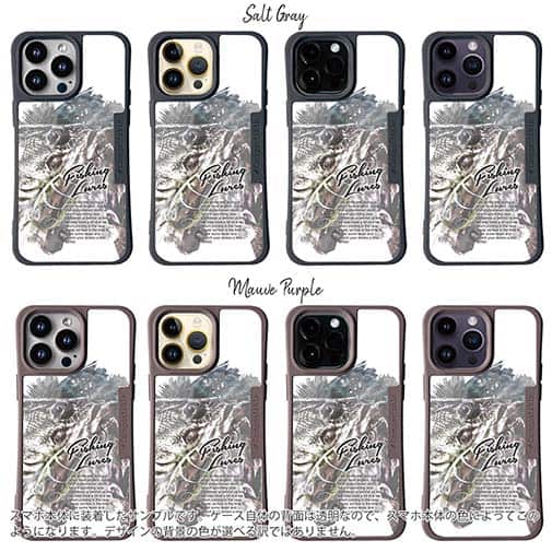 【Compos-Case】ブラックバスのバイト　ペイント風　モノトーン