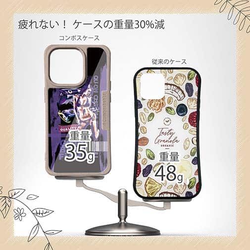 【Compos-Case】Gone Bass Fishing ローライダーポスター風　パープル