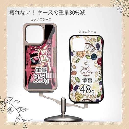 【Compos-Case】Gone Bass Fishing ローライダーポスター風　ライトレッド