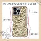 【Compos-Case】ブラックバス　迷彩柄　ベージュカラー