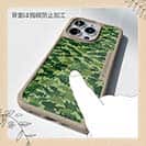 【Compos-Case】ブラックバス　迷彩柄　フォレストグリーン