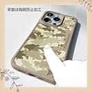 【Compos-Case】ブラックバス　迷彩大柄　ベージュカラー