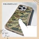 【Compos-Case】ブラックバス　迷彩大柄　アーミーカラー