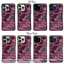 【Compos-Case】ブラックバス　迷彩大柄　レッドカラー