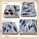 【Compos-Case】ブラックバス　迷彩大柄　ライトブルー