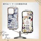 【Compos-Case】ブラックバス　迷彩大柄　ライトブルー