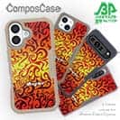 【Compos-Case】Fire Angler　ファイヤーパターン1
