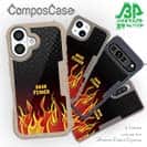 【Compos-Case】BASS FISHER　ファイヤーパターン