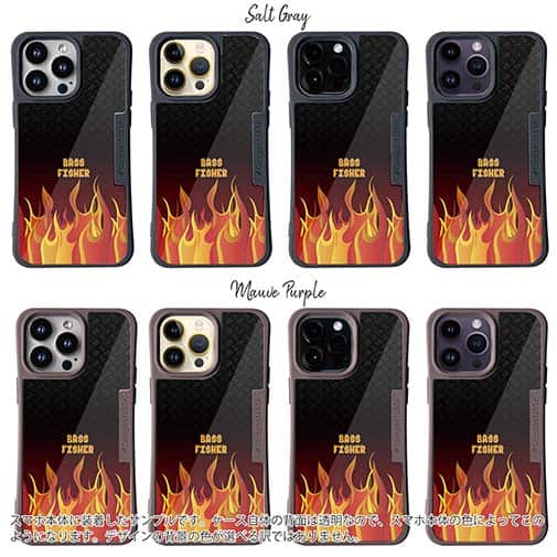 【Compos-Case】BASS FISHER　ファイヤーパターン