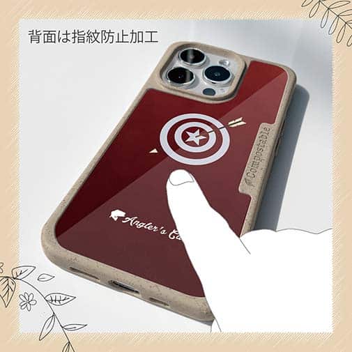 【Compos-Case】ダーツ　アングラーズケース　ロゴ入り　レッド