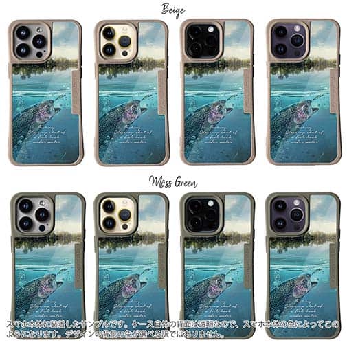 【Compos-Case】クローズアップ!　水中でニジマスが掛かった瞬間!