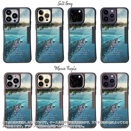 【Compos-Case】クローズアップ!　水中でニジマスが掛かった瞬間!