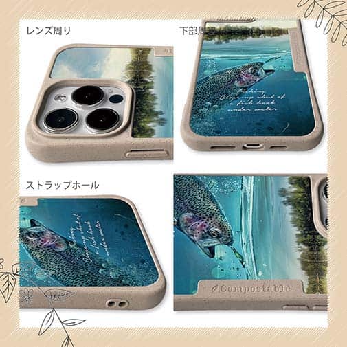 【Compos-Case】クローズアップ!　水中でニジマスが掛かった瞬間!