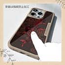 【Compos-Case】タトゥー風昇り鯉　レッド&ブラック